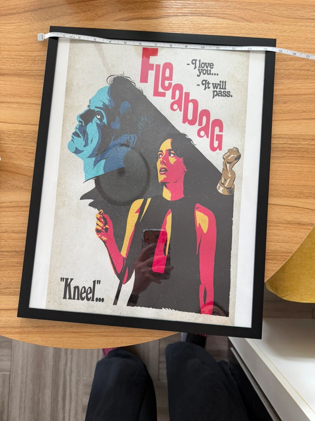 Fleabag print Black Frame - photo 2