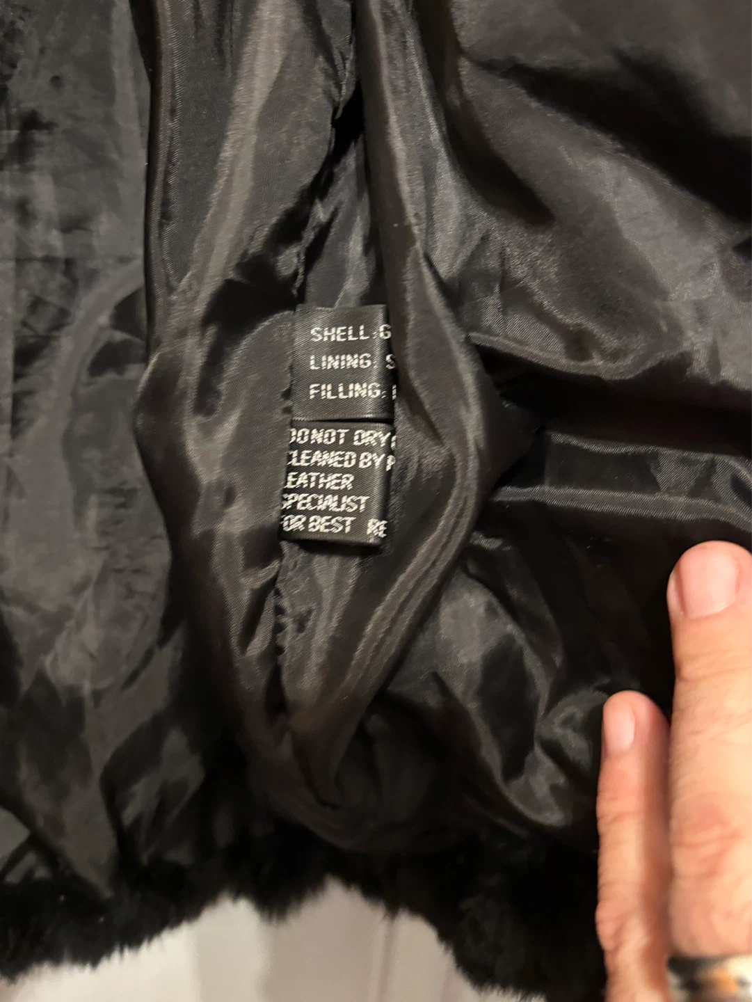 Knoles & Carter Luxe Black Faux Fur Winter Coat 2XL - photo 3