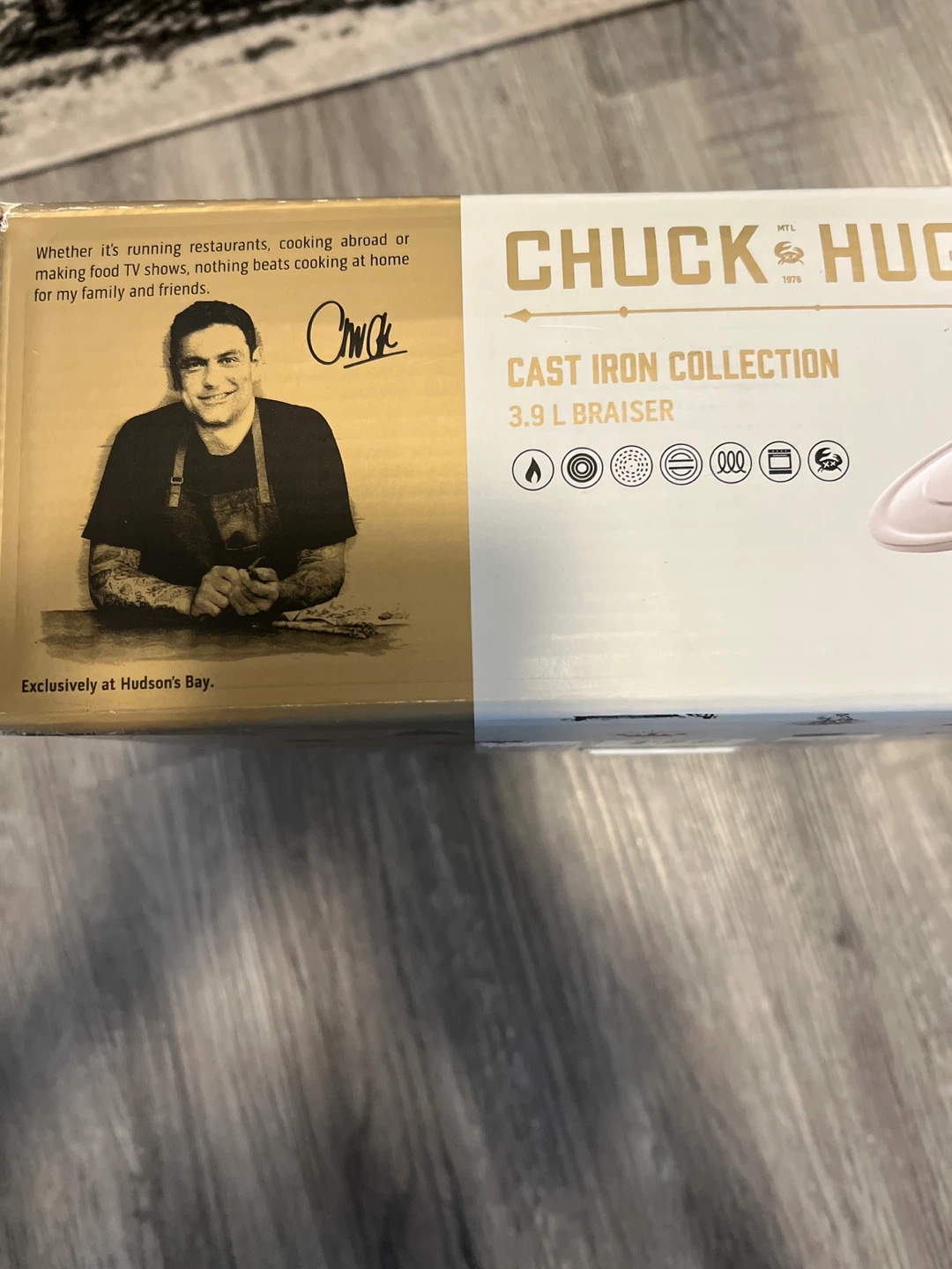 Chuck Hughes Cast Iron Braiser 3.9 L - photo 2