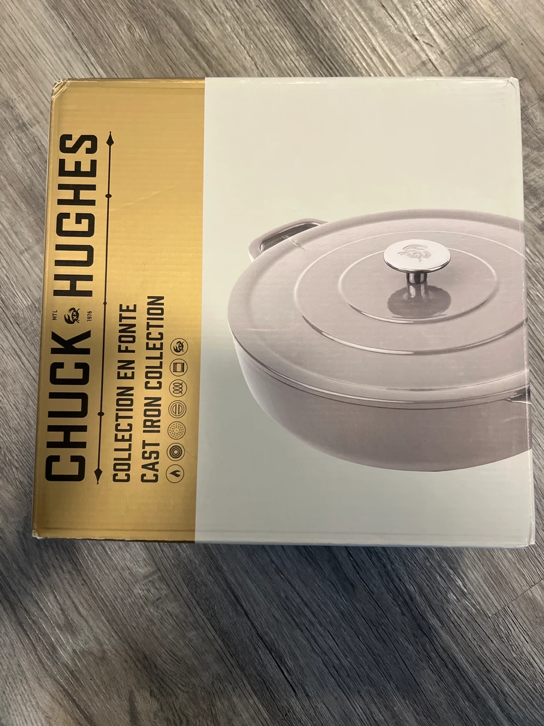 Chuck Hughes Cast Iron Braiser 3.9 L