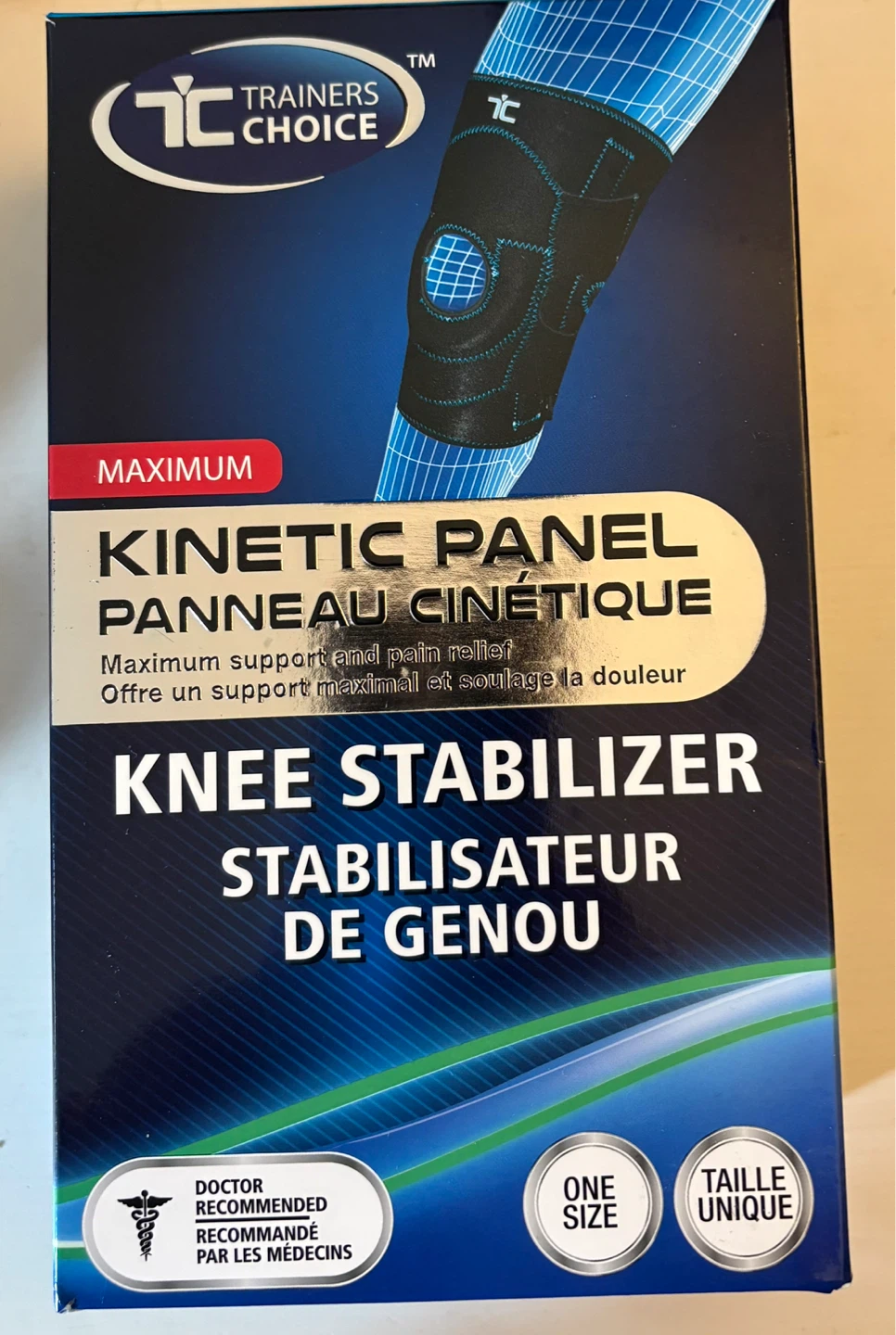 Trainers Choice Kinetic Panel Knee Stabilizer