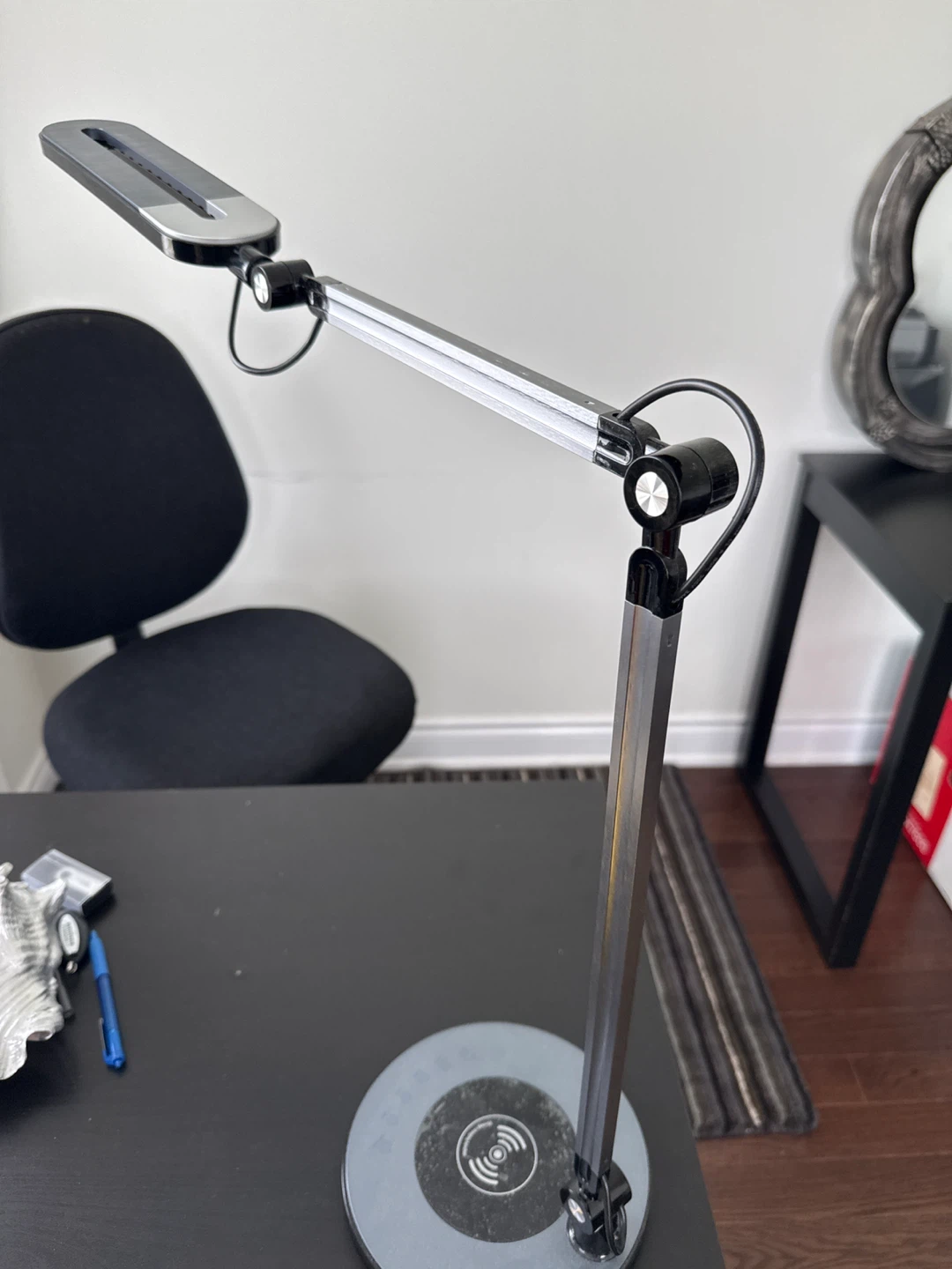 Adjustable LED Desk Lamp with Wireless Charging Base - photo 2