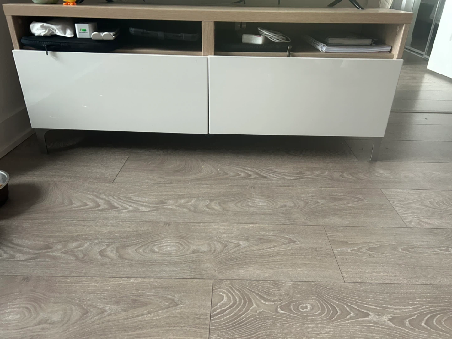 Modern TV Stand with 2 Drawers