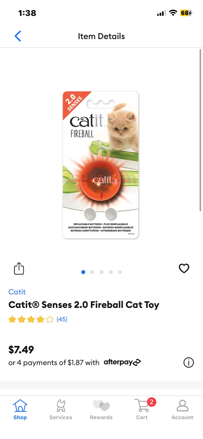 Brand New Catit Fireball Toys - photo 2