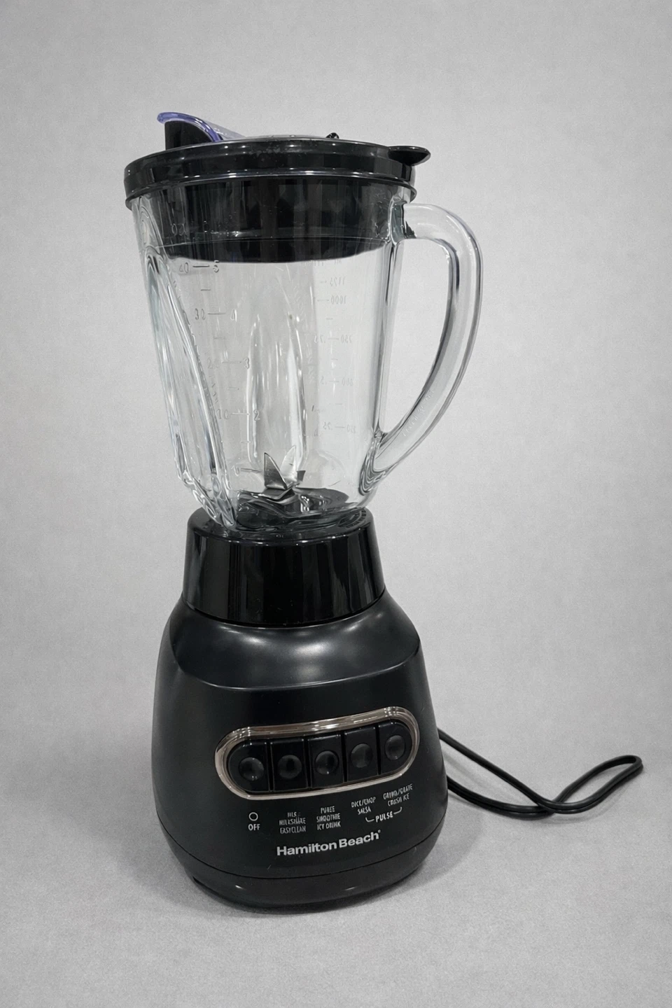 Hamilton Beach Quiet Blender 800W Black 40 oz