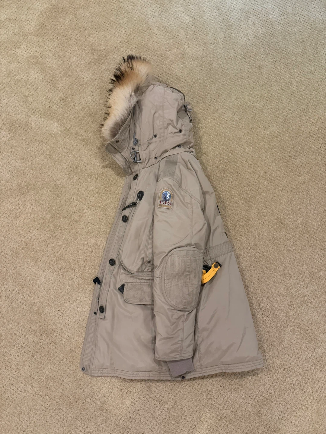Women’s Small Parajumpers Long Bear Parka - Tan - photo 3