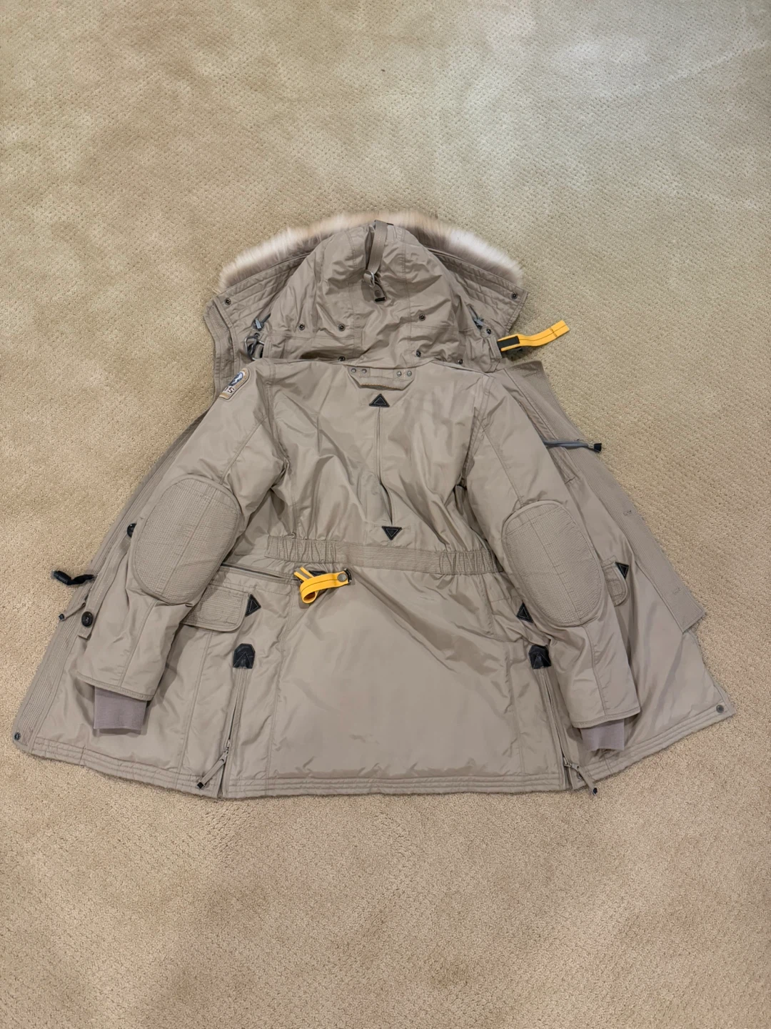 Women’s Small Parajumpers Long Bear Parka - Tan - photo 5
