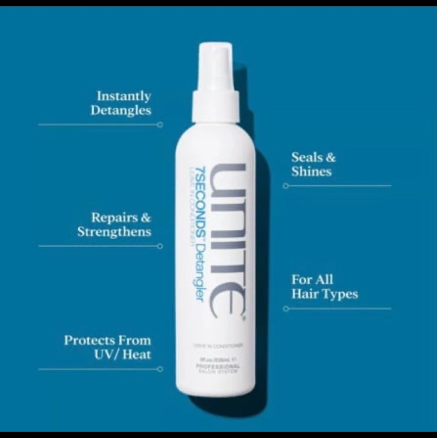 UNITE Hair 7SECONDS Detangler Leave-In Conditioner 6.5oz - photo 2