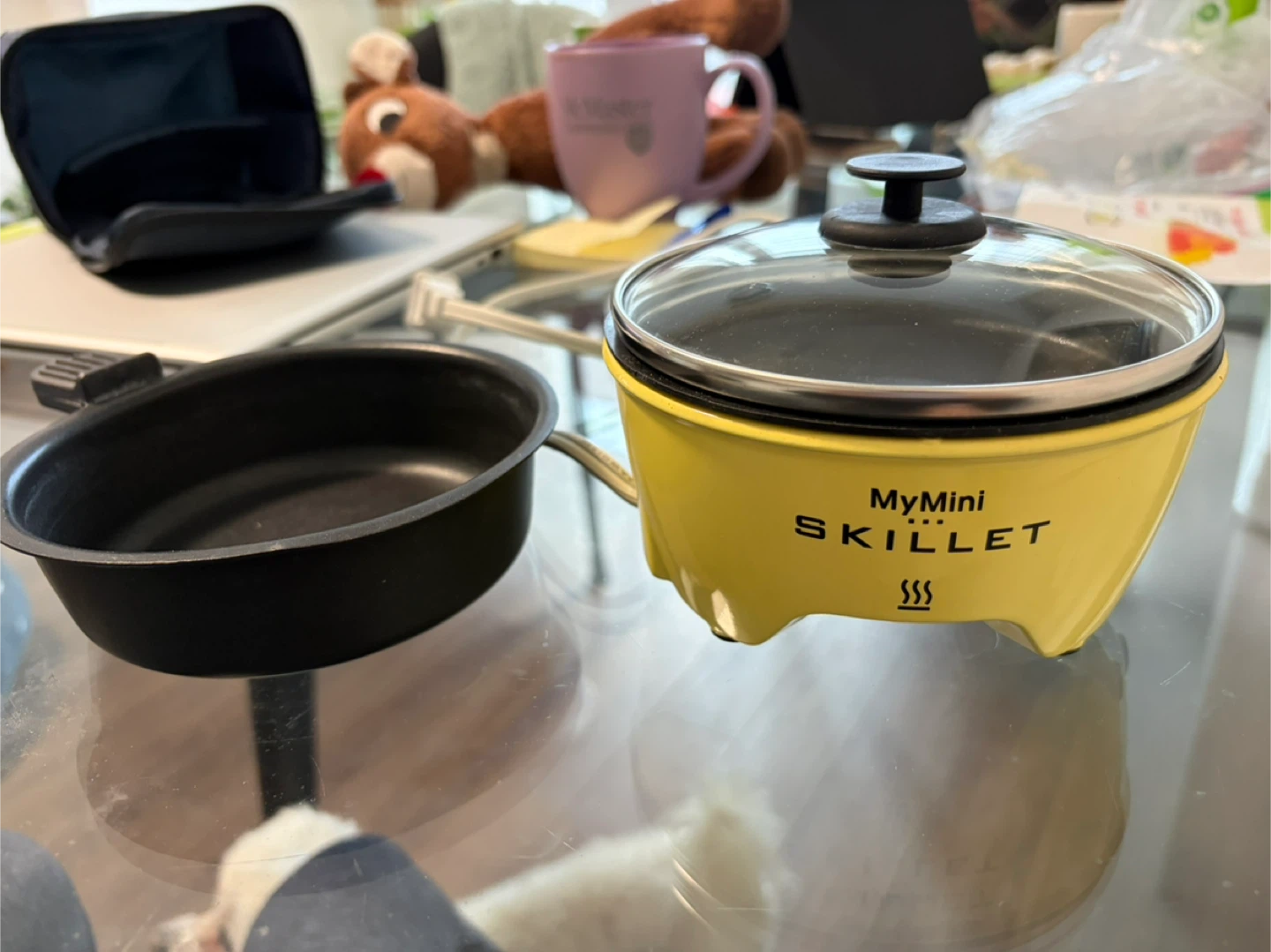 LIKE NEW MyMini personal skillet and pot - photo 2