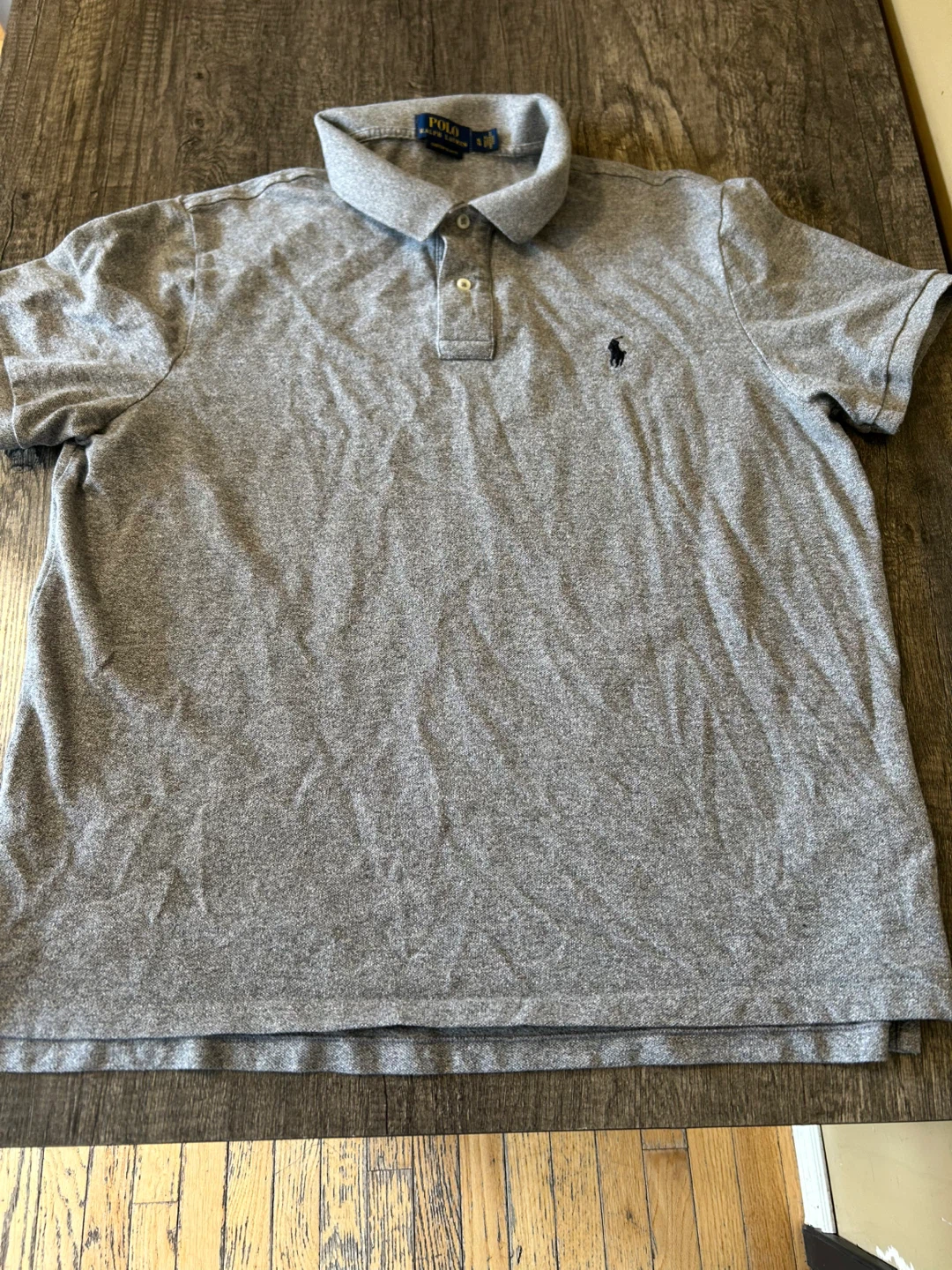Polo Ralph Lauren Custom Fit Polo Shirt XL Grey