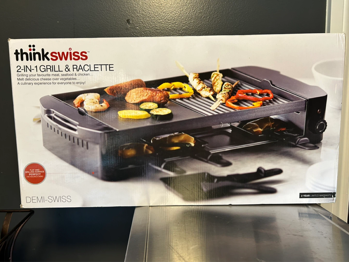 NEW ThinkSwiss 2-in-1 Grill & Raclette