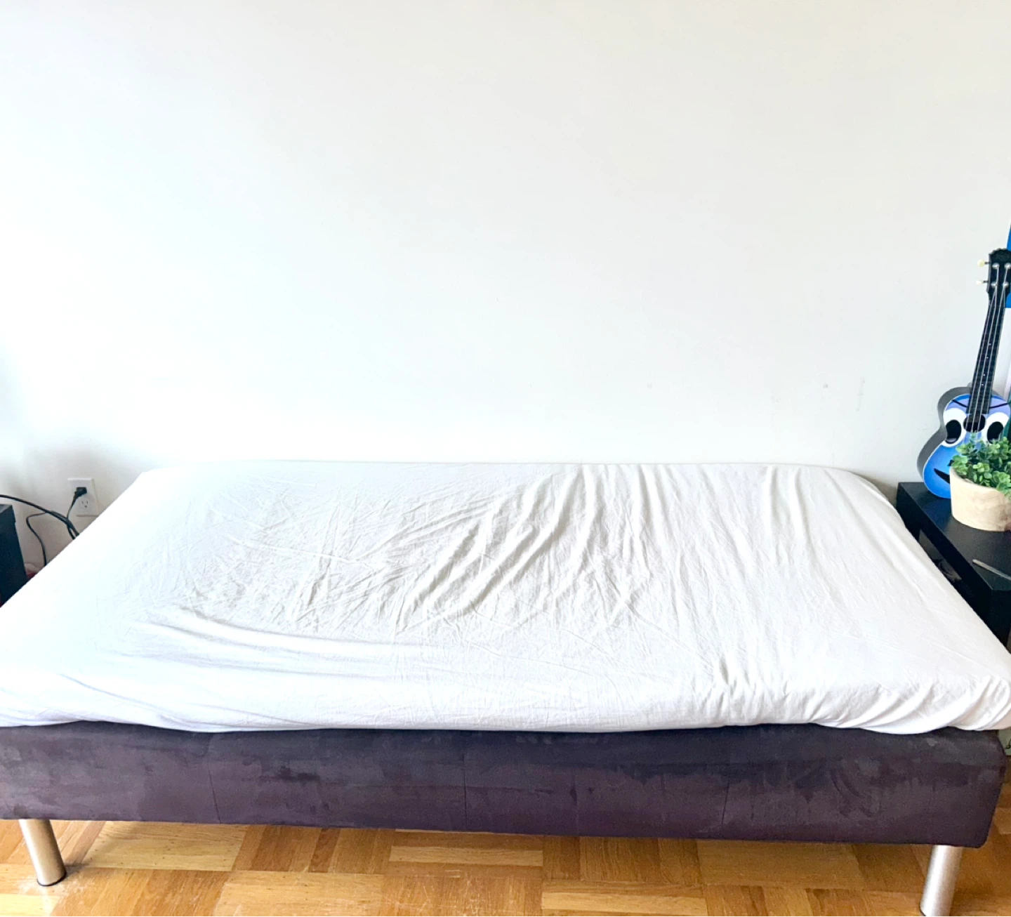 Purple Futon Sofa Bed - photo 4
