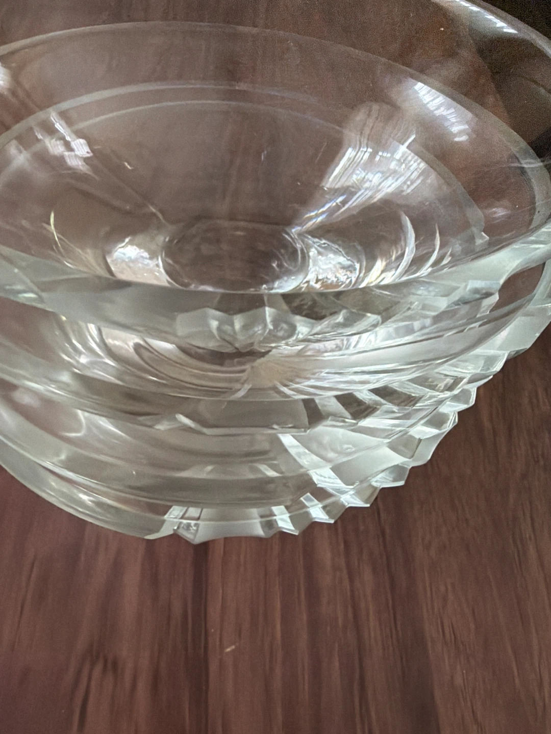 Set of 4 Clear Glass Bowls - photo 3