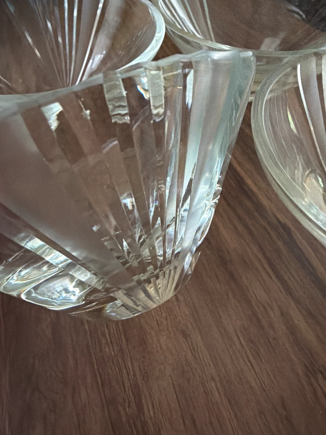 Set of 4 Clear Glass Bowls - photo 2