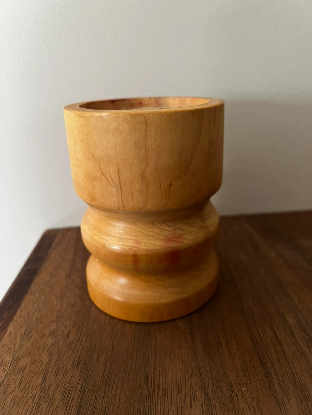 Wooden Candle Holder