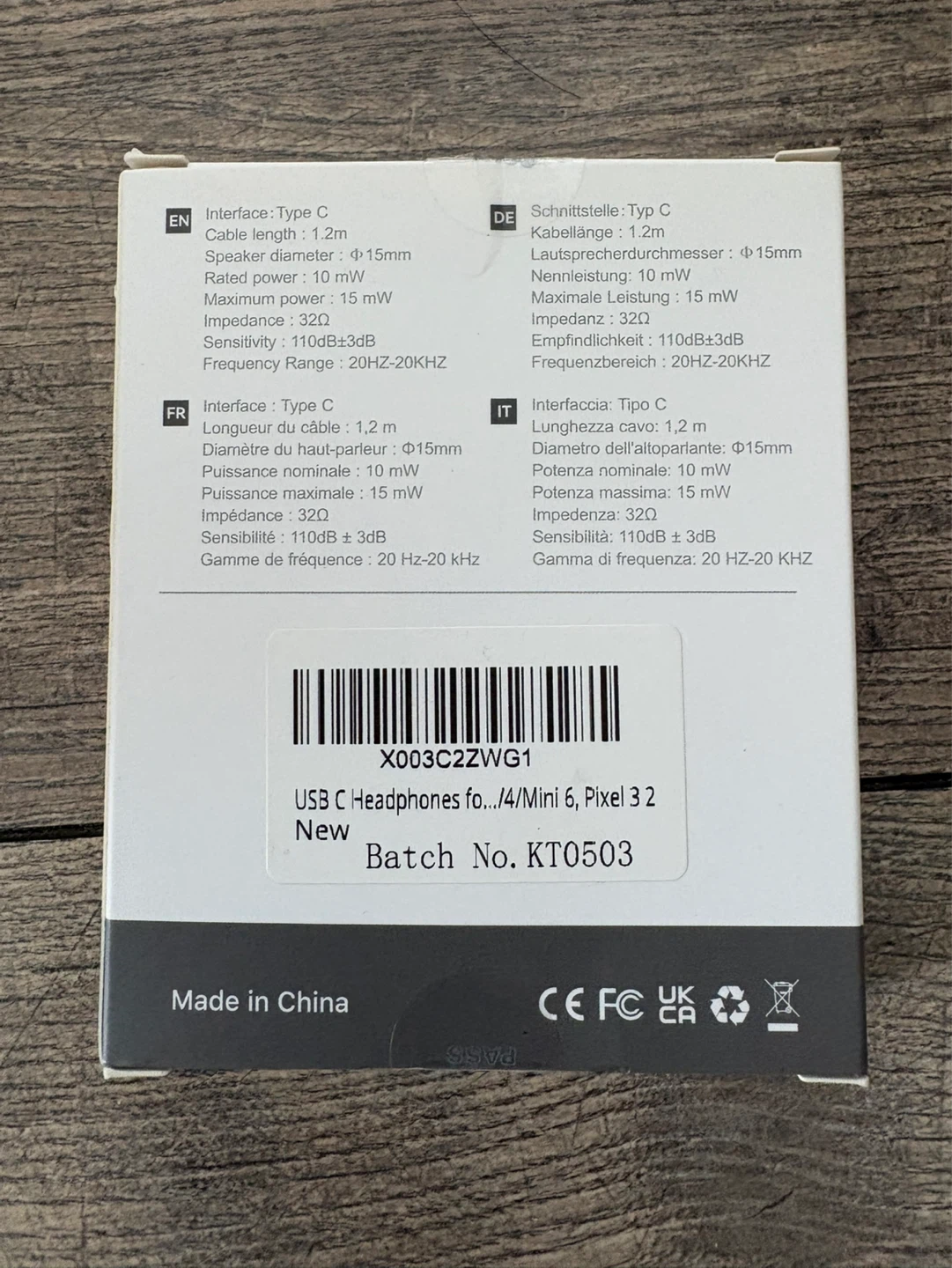 BENENW USB C Headphones ME542 - photo 5