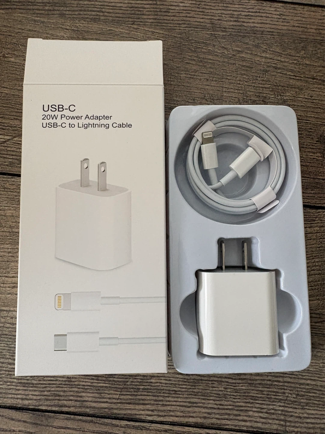 Apple USB-C Power Adapter with USB-C to Lightning Cable