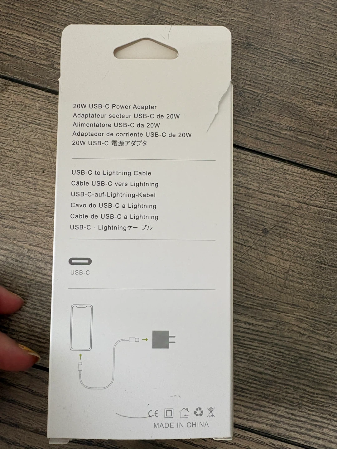 Apple USB-C Power Adapter with USB-C to Lightning Cable - photo 2