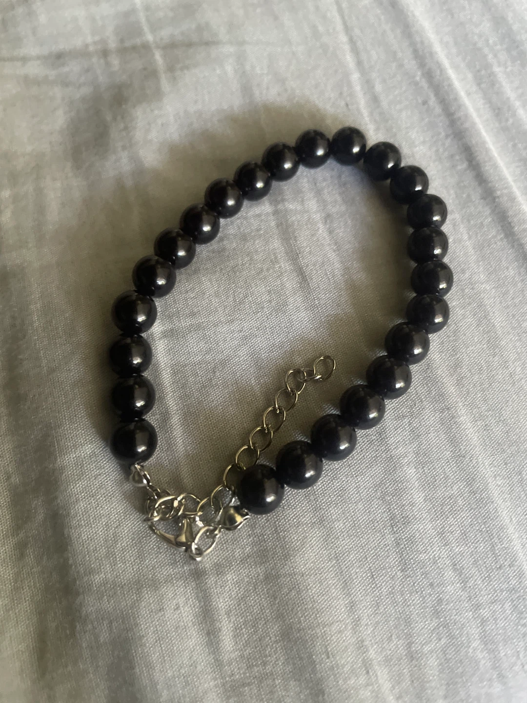 Black Beaded Bracelet - photo 3