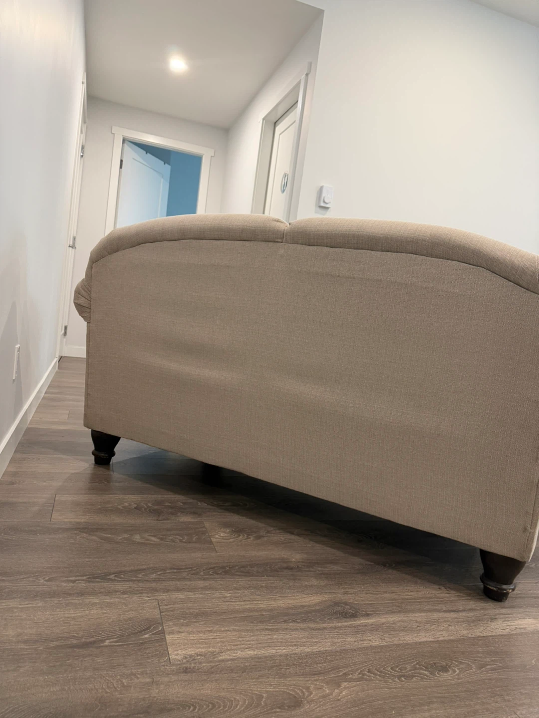 Beige Loveseat Sofa - photo 4