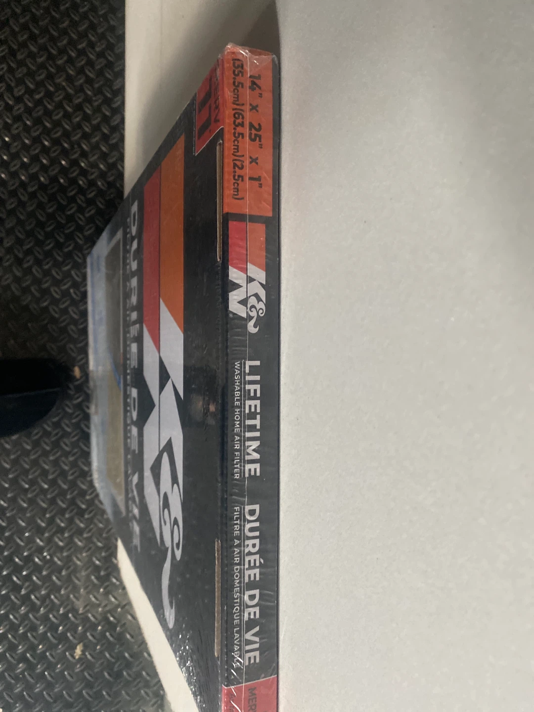 K&N Lifetime Washable Home Air Filter 14" x 25" x 1" - photo 2