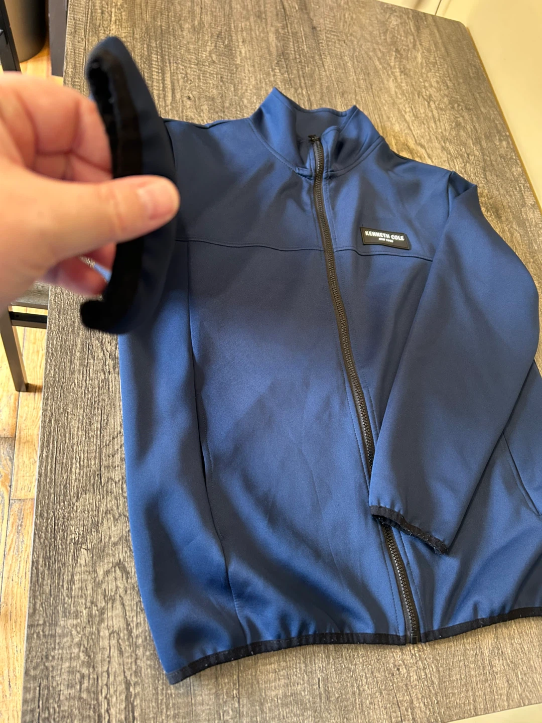 Kenneth Cole New York Blue Track Jacket XL - photo 3
