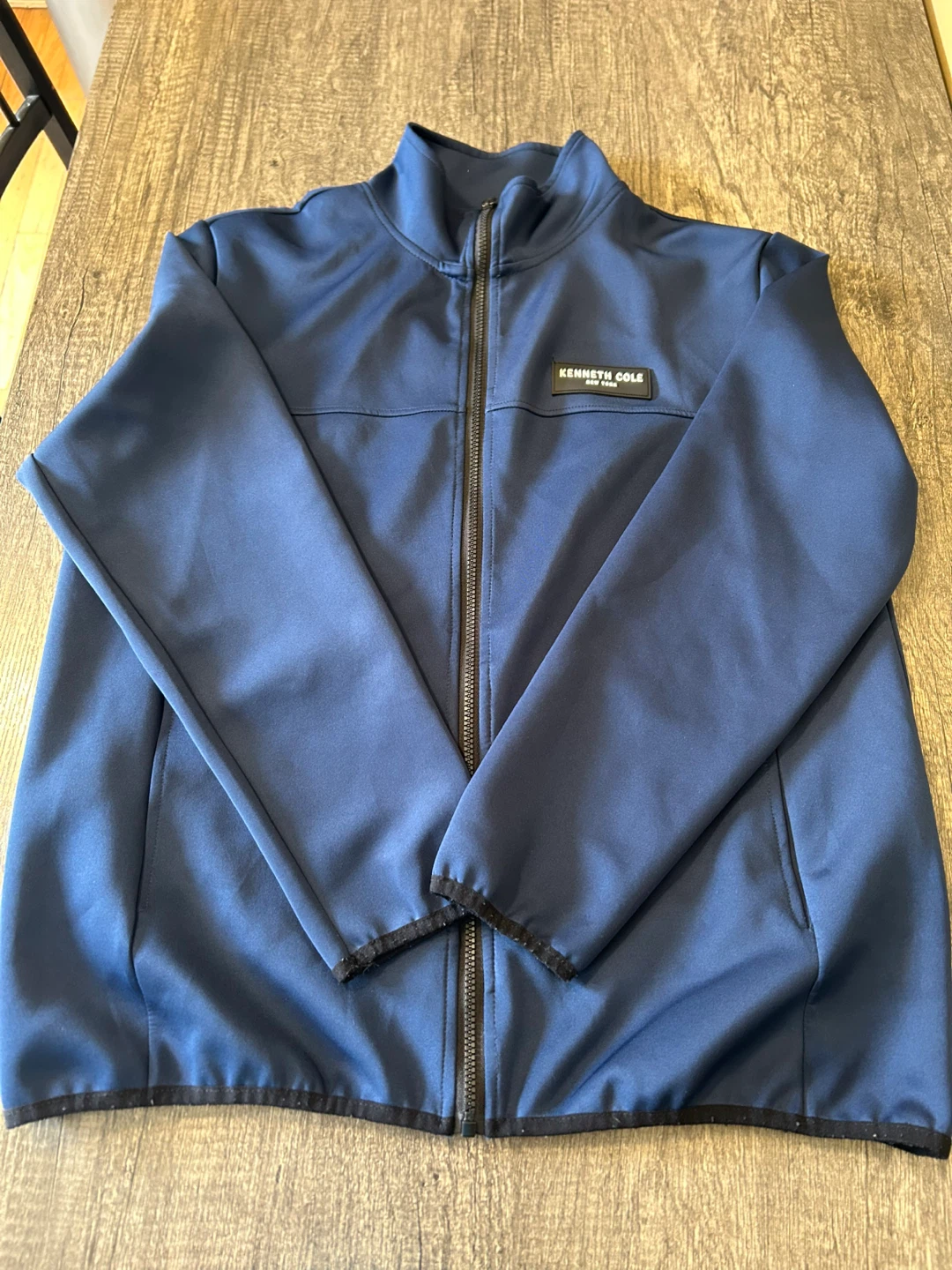 Kenneth Cole New York Blue Track Jacket XL