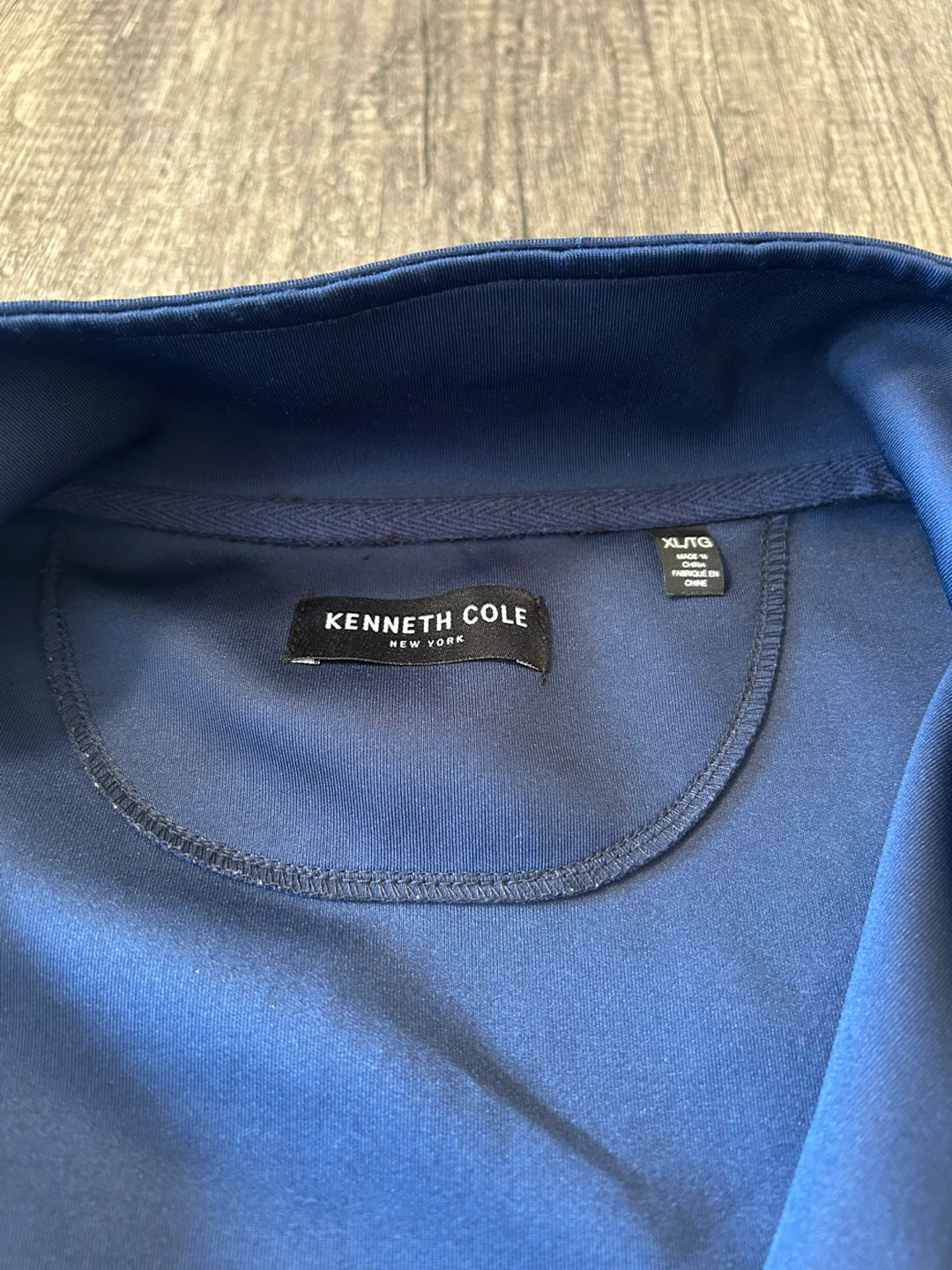 Kenneth Cole New York Blue Track Jacket XL - photo 5