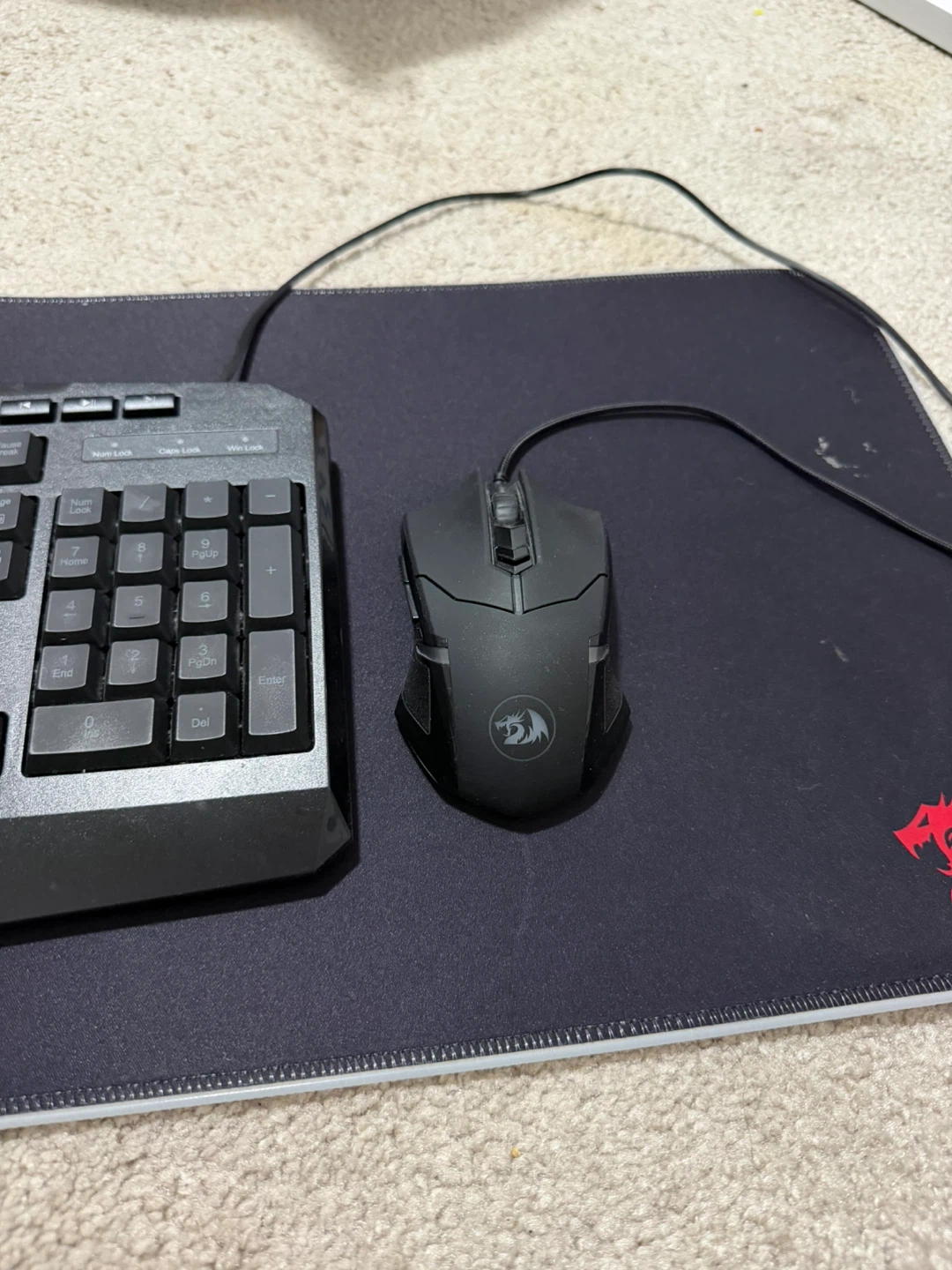 Red Dragon Gaming Setup – Keyboard, Mouse & Mouse Pad Bundle - photo 2