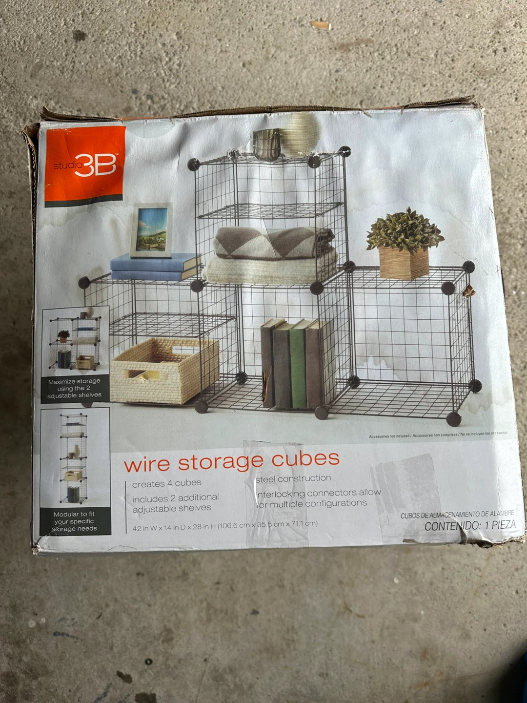 Studio 3B Wire Storage Cubes