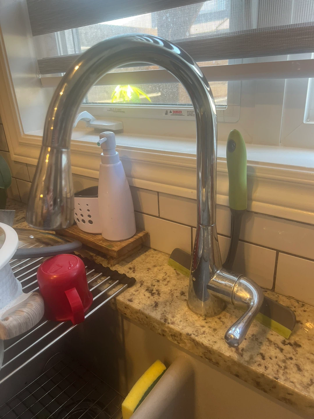 Chrome Kitchen Faucet