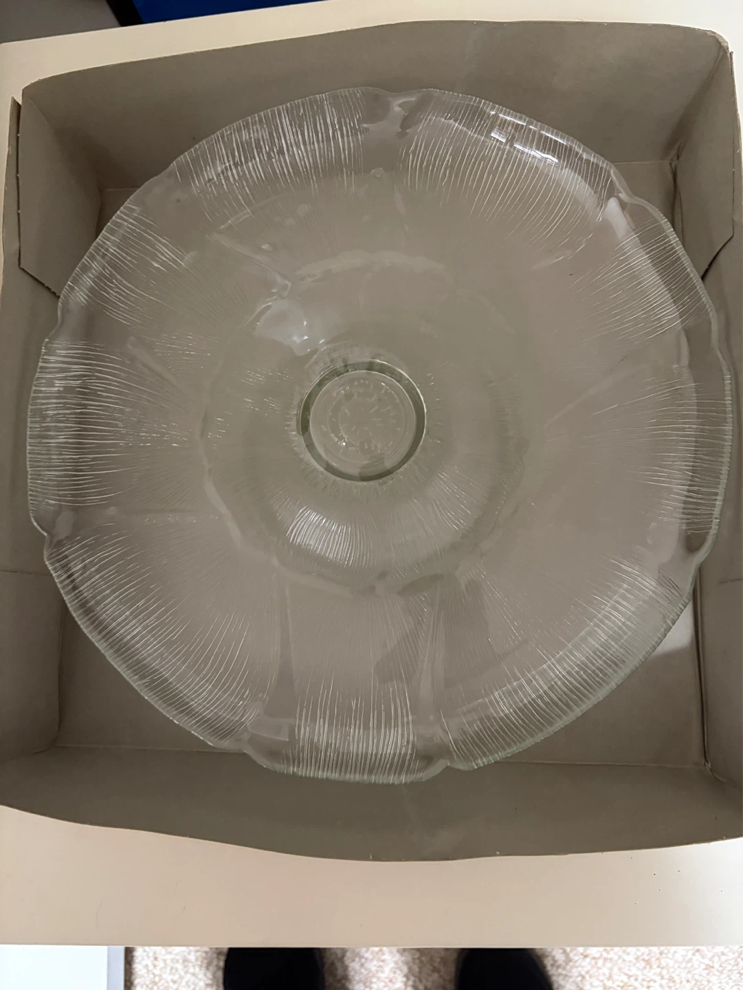 Luminarc Fleur Glass Cake Stand 33cm - photo 2