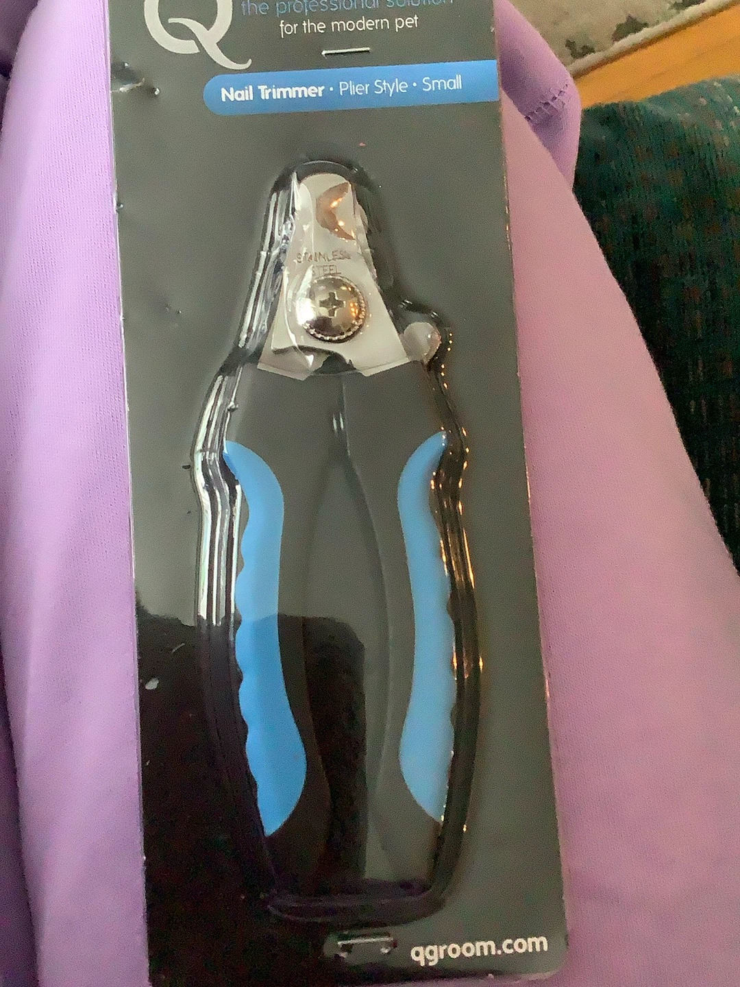 Qgroom Nail Trimmer - Plier Style, Small