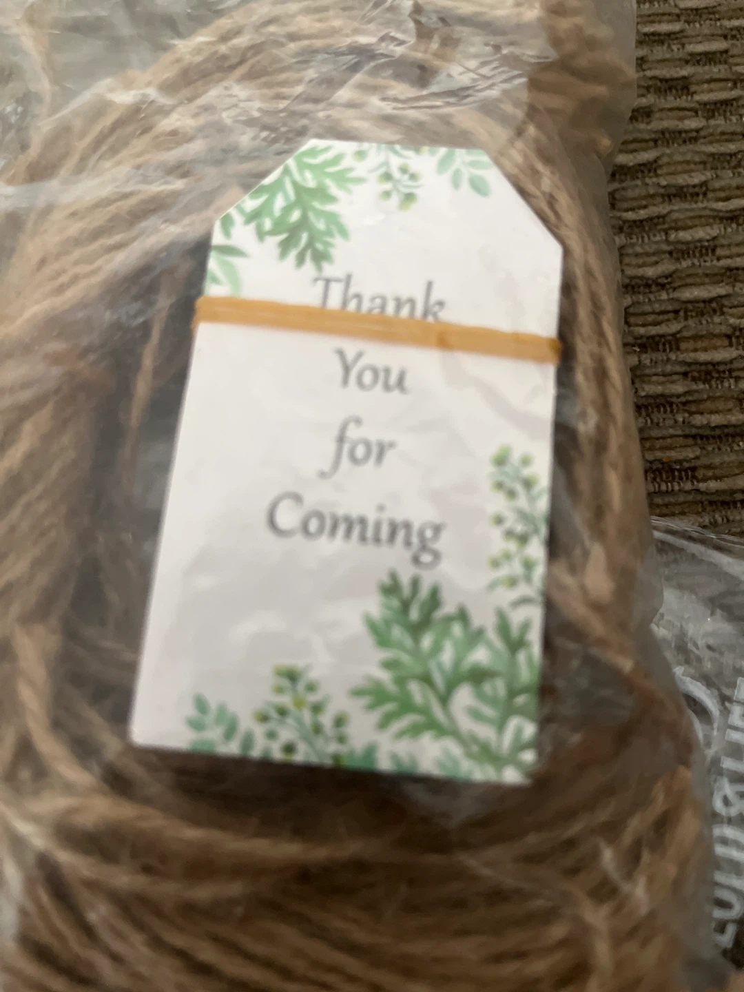 Thank You Tags and Twine