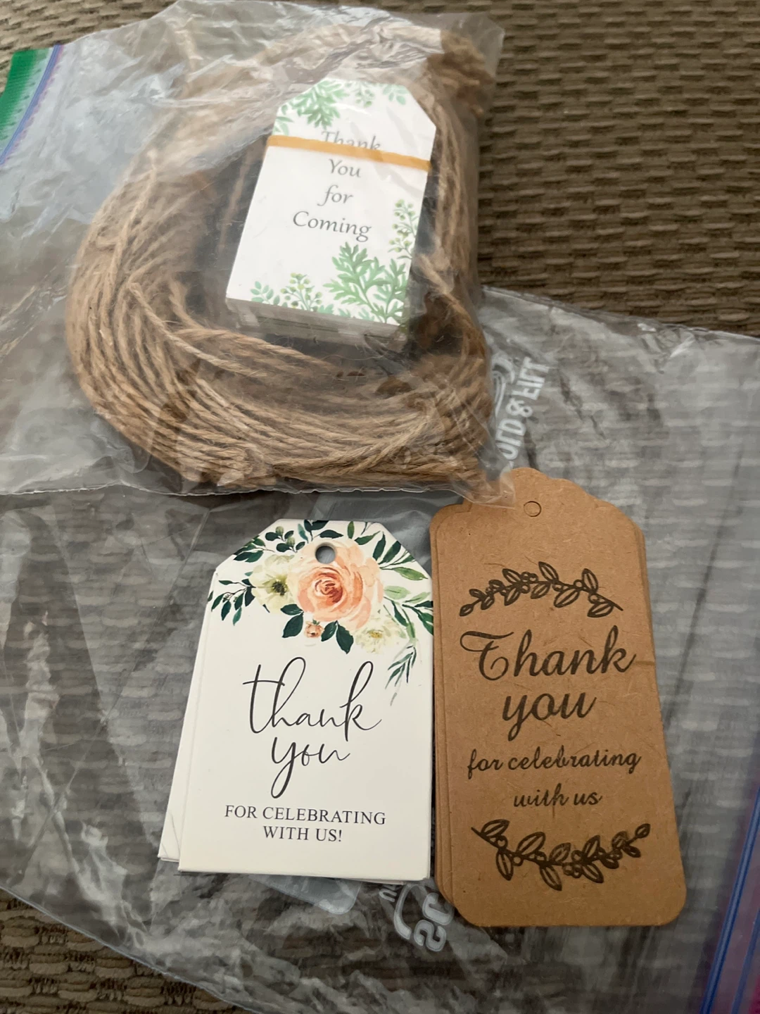 Thank You Tags and Twine - photo 2