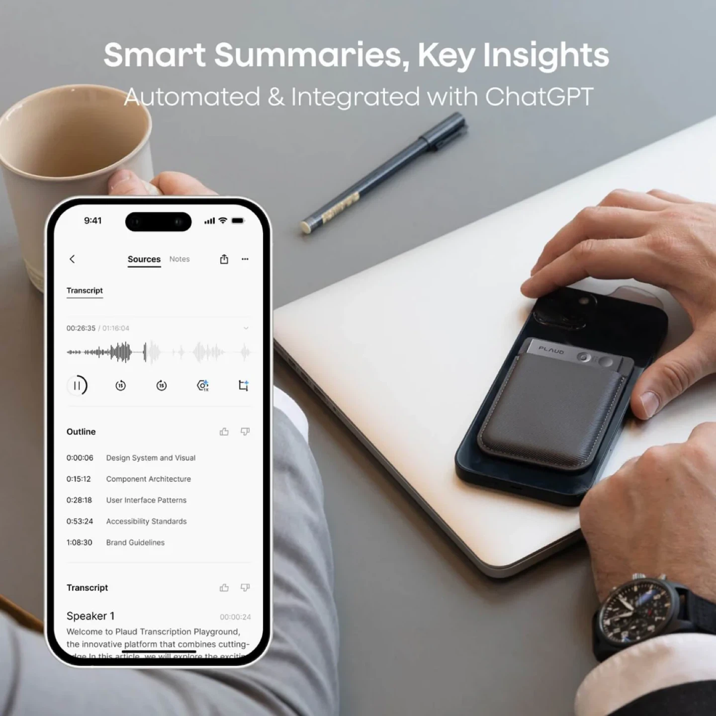 Plaud Note AI Note Taker Device - photo 3