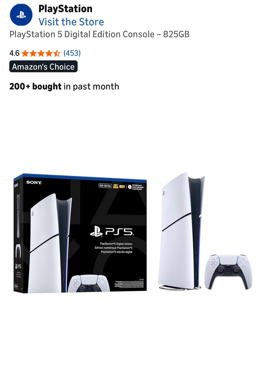 Sony PlayStation 5 Digital Edition Console - 825GB - photo 4