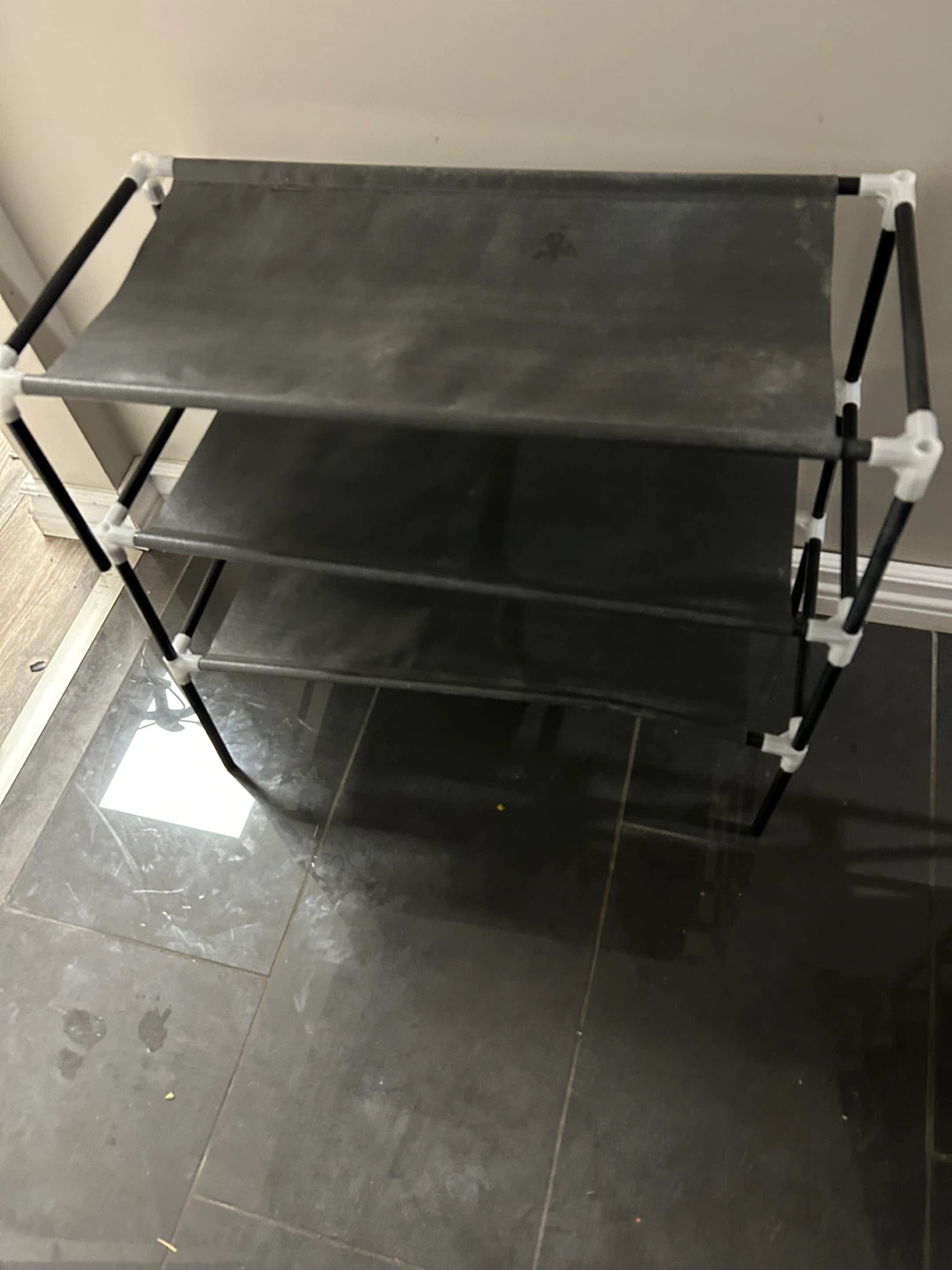 3-Tier Fabric Shoe Rack