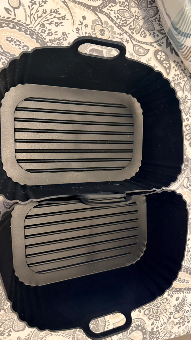 PINTAUR Silicone Air Fryer Liners 2 Pack - photo 2