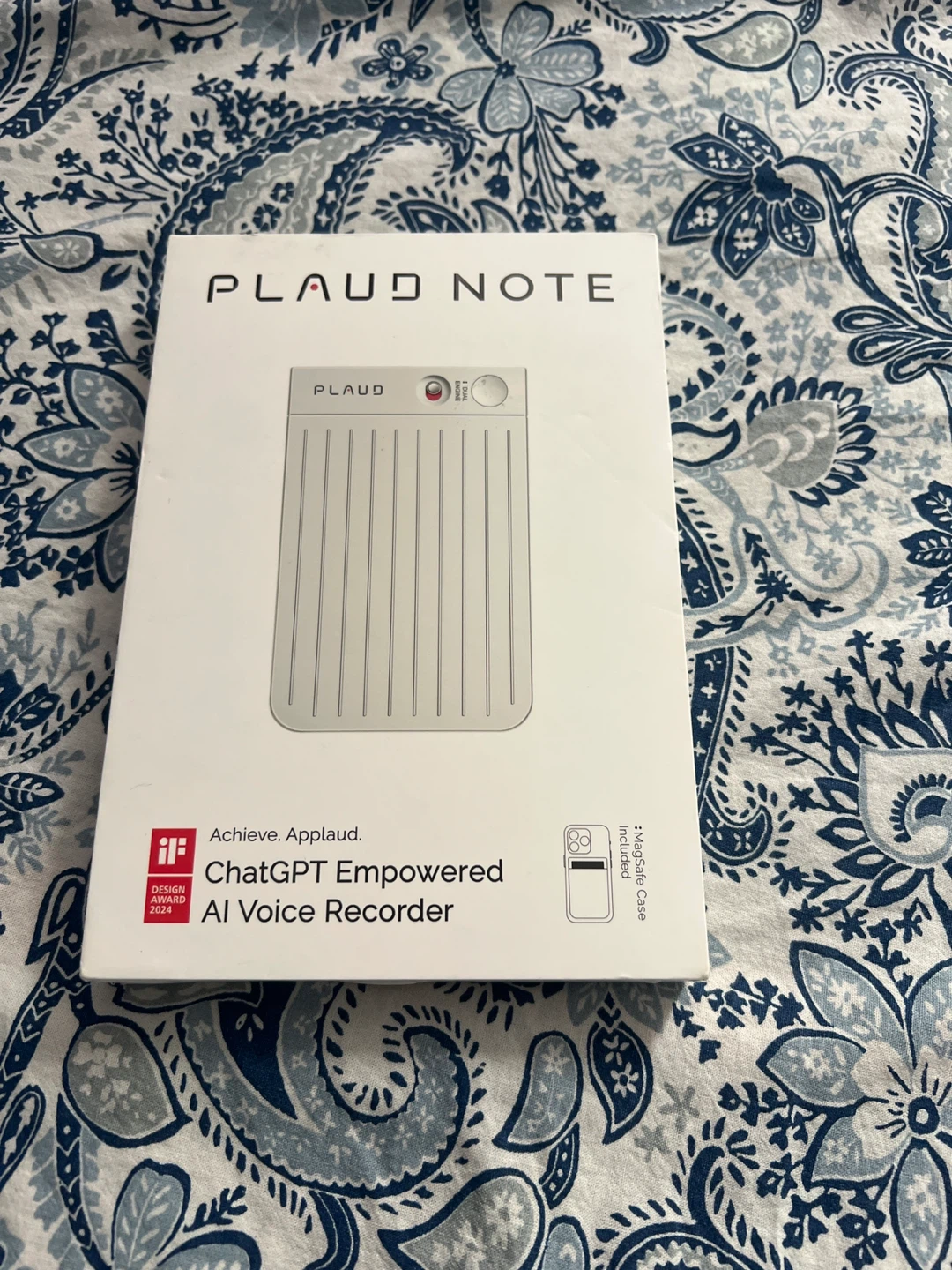 PLAUD NOTE ChatGPT Empowered AI Voice Recorder (Silver)