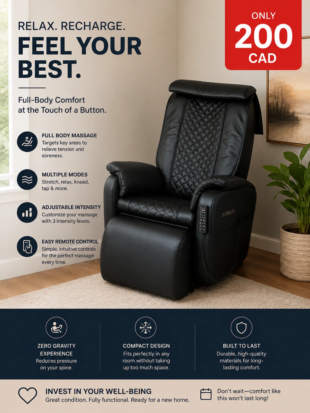 TruMedic Full Body Massage Chair