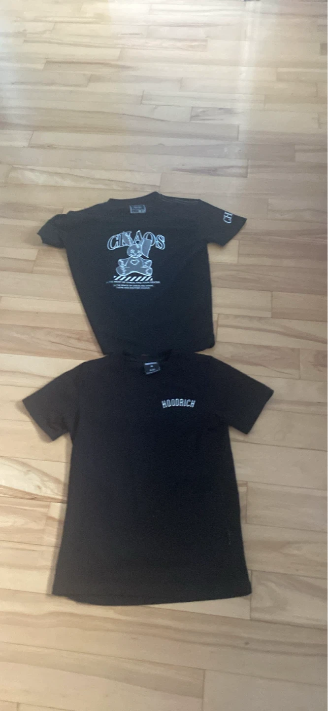 Hoodrich and Chaos T-Shirts - Size M