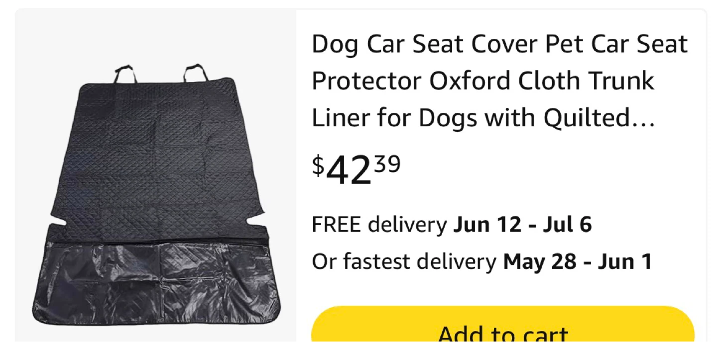 BRAND NEW  Dog Car Trunk Cover - photo 3