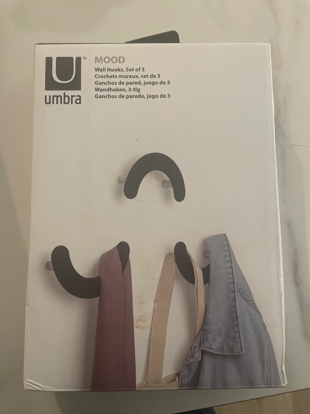 Umbra Mood Wall Hooks - Set of 3
