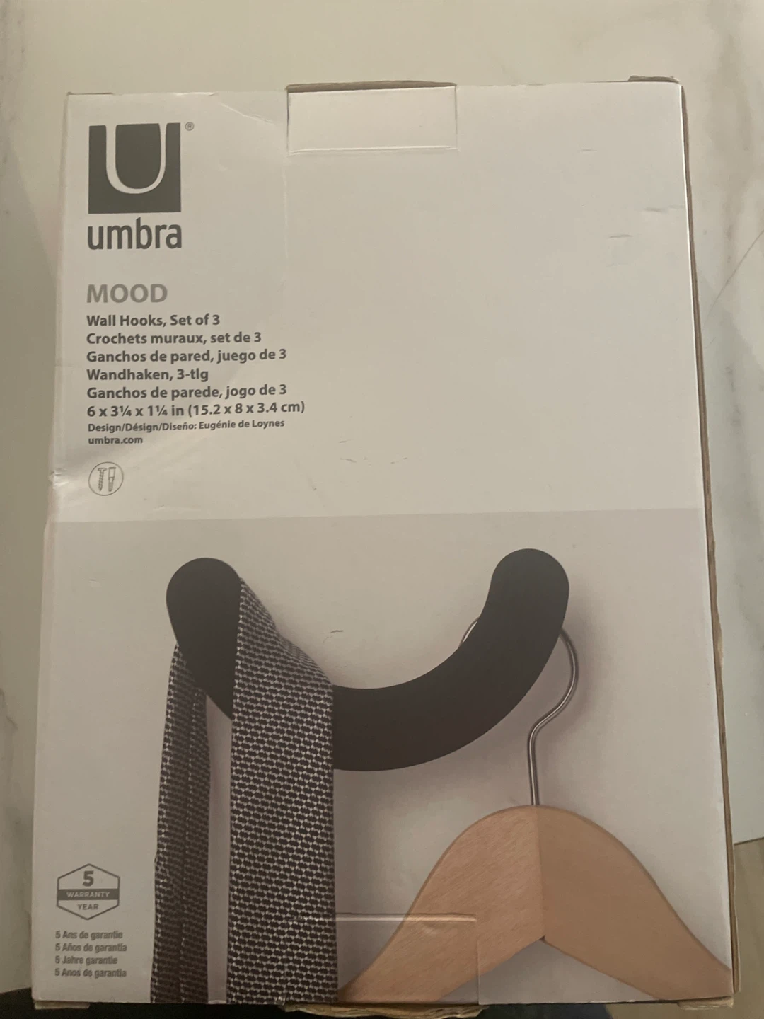 Umbra Mood Wall Hooks - Set of 3 - photo 2