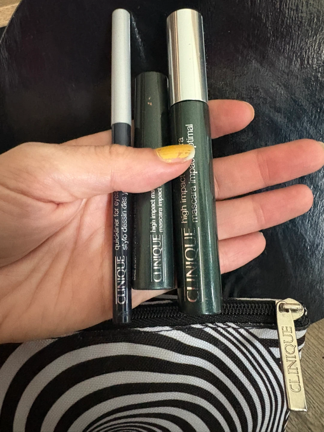 Clinique Quickliner for Eyes and High Impact Mascara