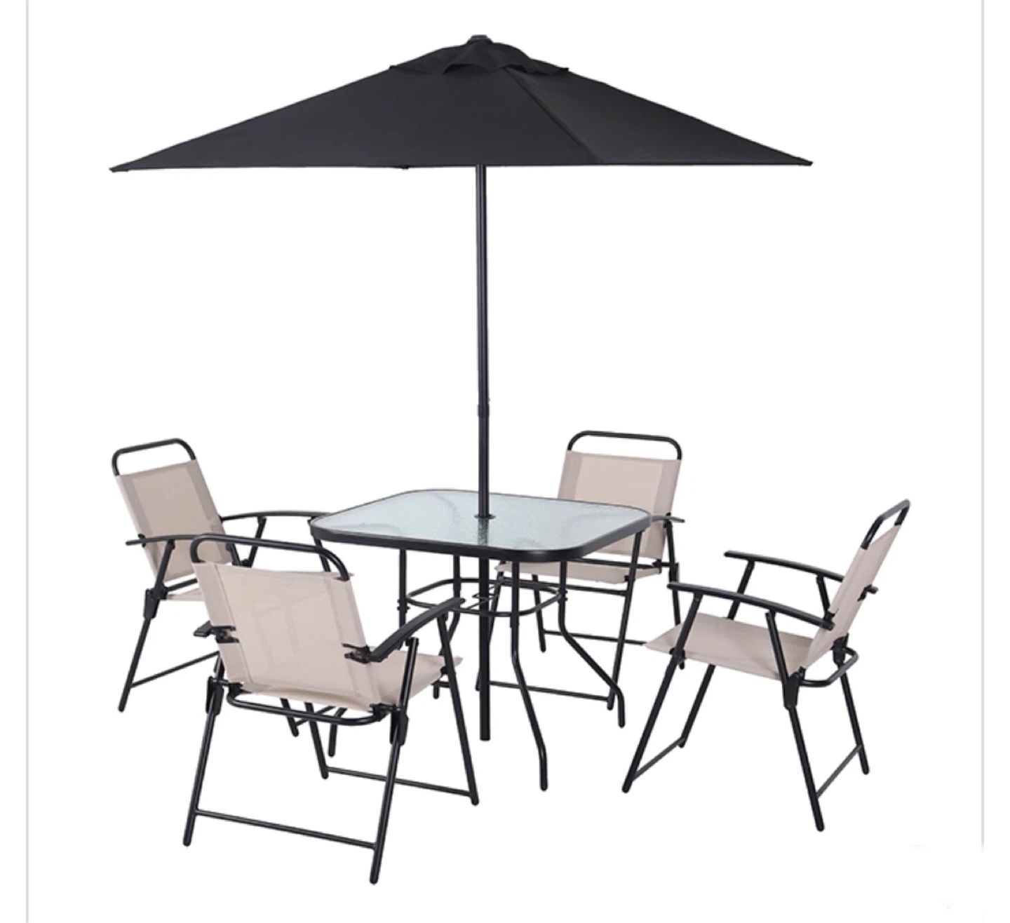 Brand new black Patio Umbrella 7ft