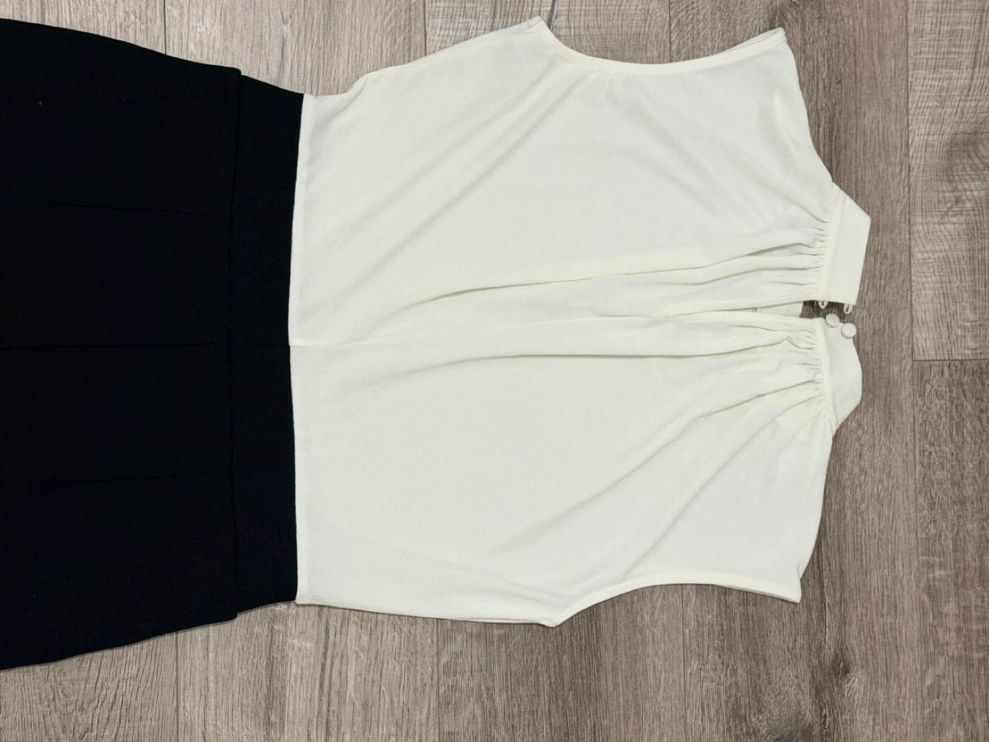 H&M Black and White Sleeveless Dress - photo 3
