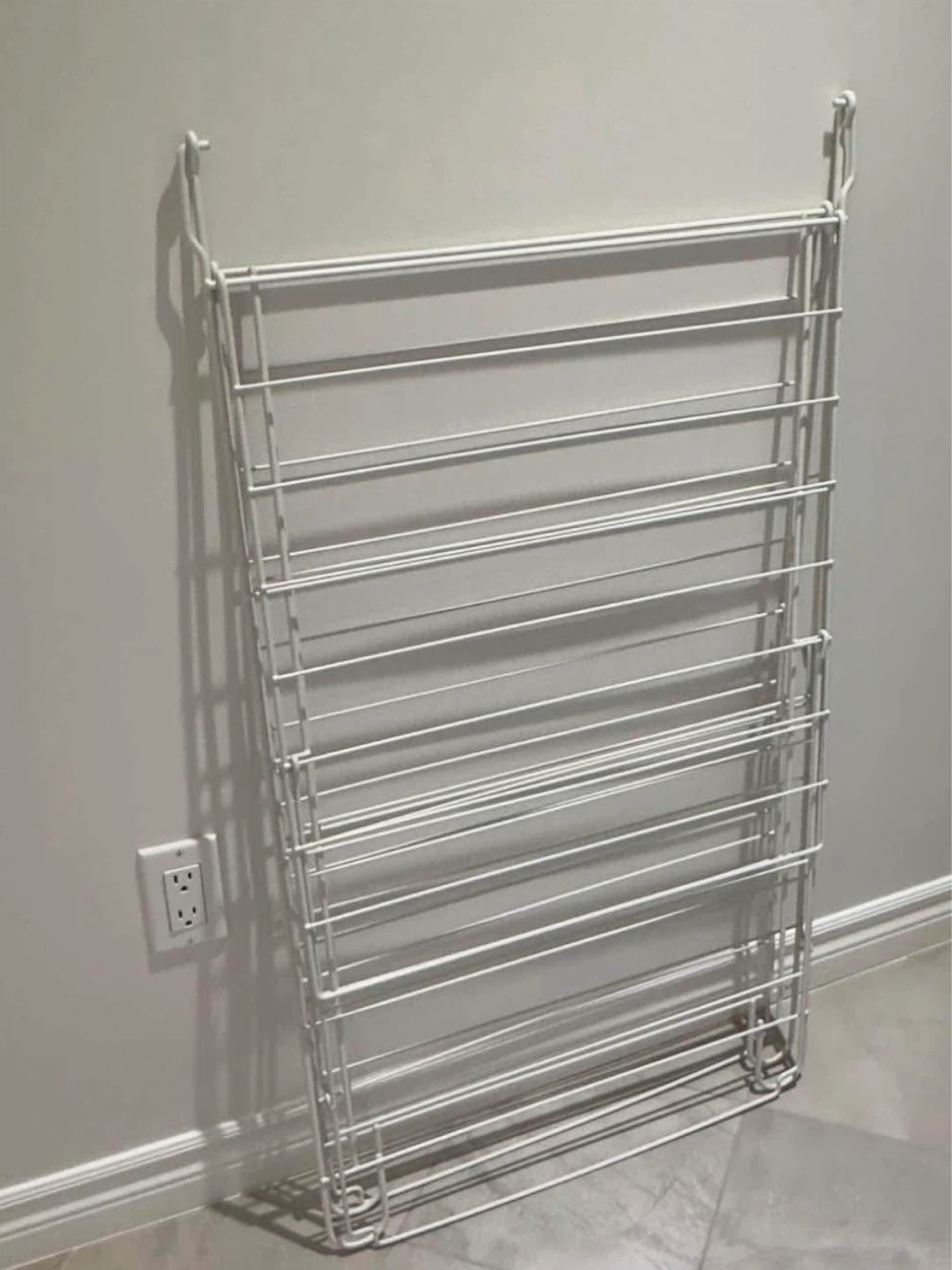 White Foldable Clothes Drying Rack