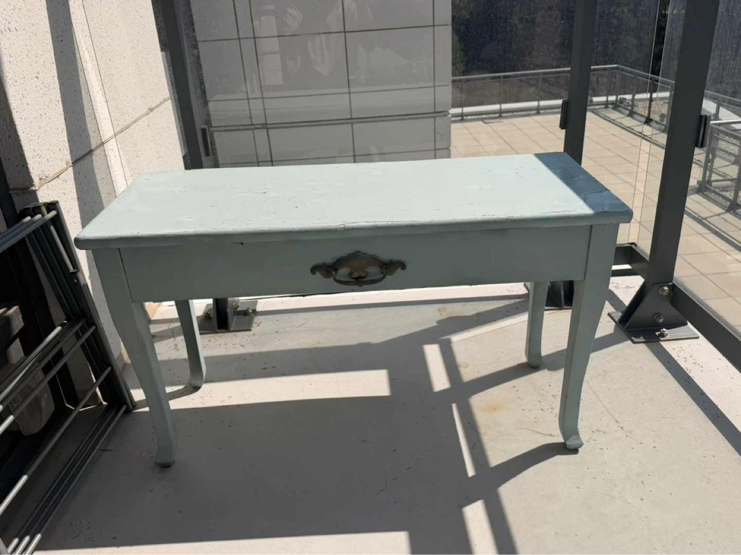 PASTEL Blue Desk with STORAGE